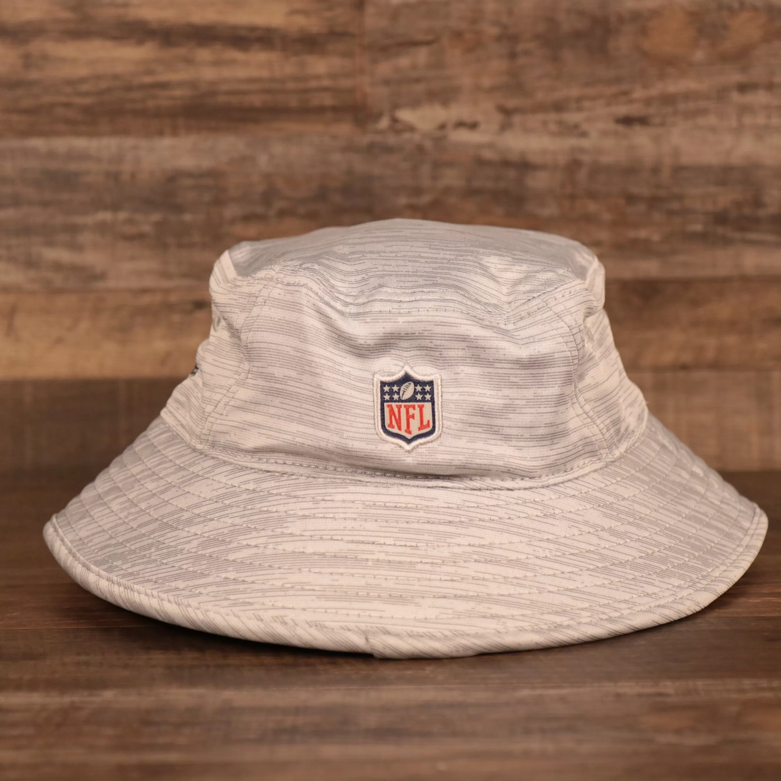 New Orleans Saints 2021 NFL on Field Training Gray Bucket Hat | Saints 2021 NFL Training Boonie Hat