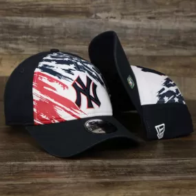 New York Yankees 2022 4th of July Stars And Stripes 9Twenty Dad Hat | Navy 9Twenty