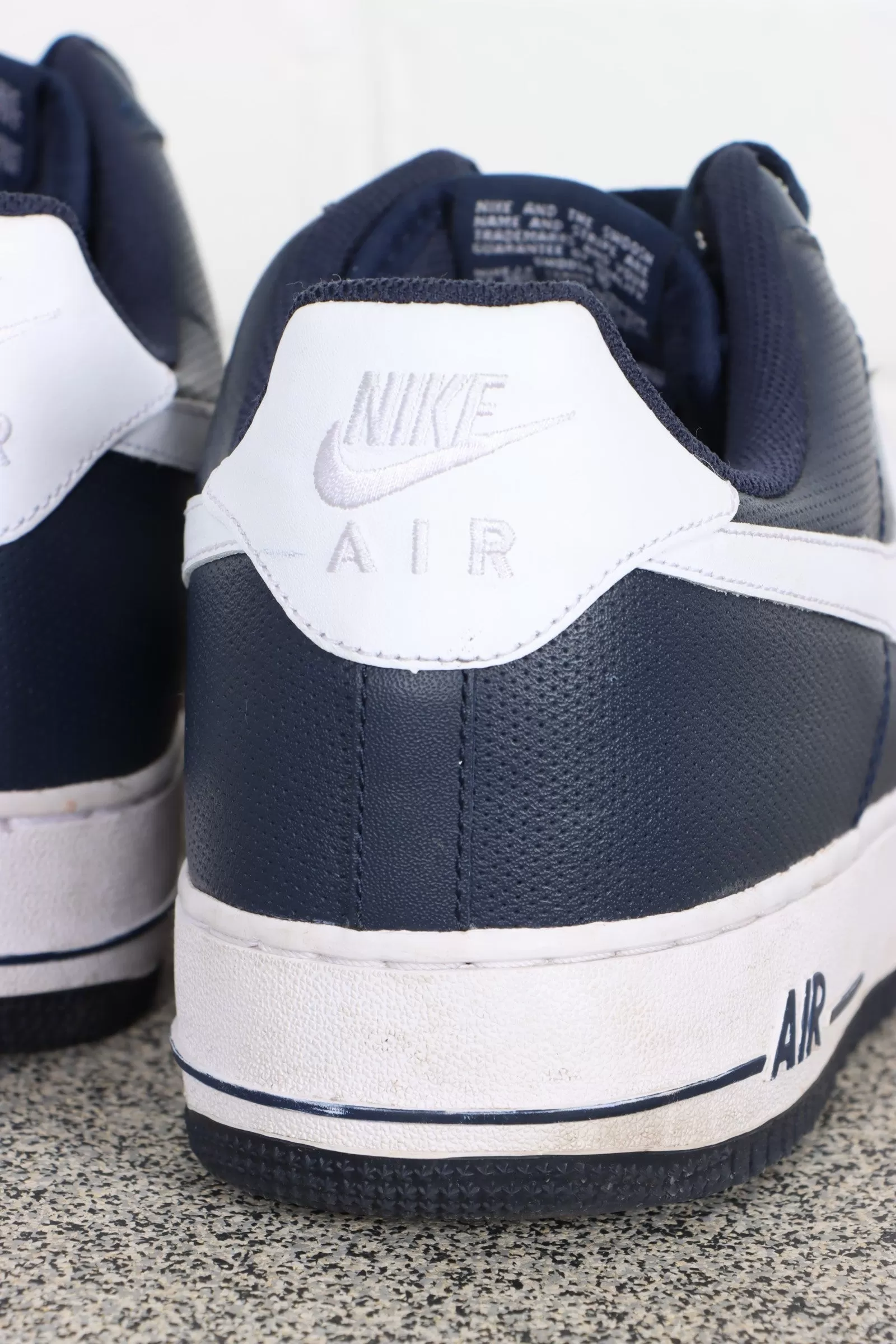 NIKE Air Force 1 'Midnight Navy' Patent Low Sneakers (14)