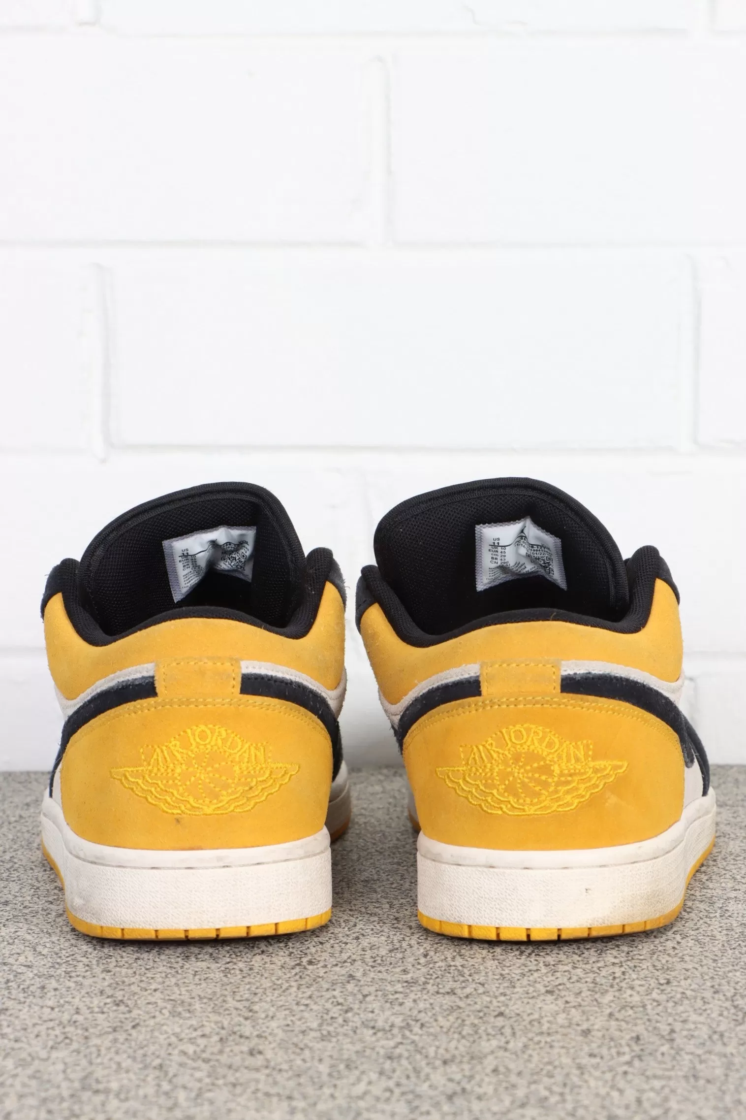 NIKE Air Jordan 1 'Sail / University Gold' Low Sneakers (11)