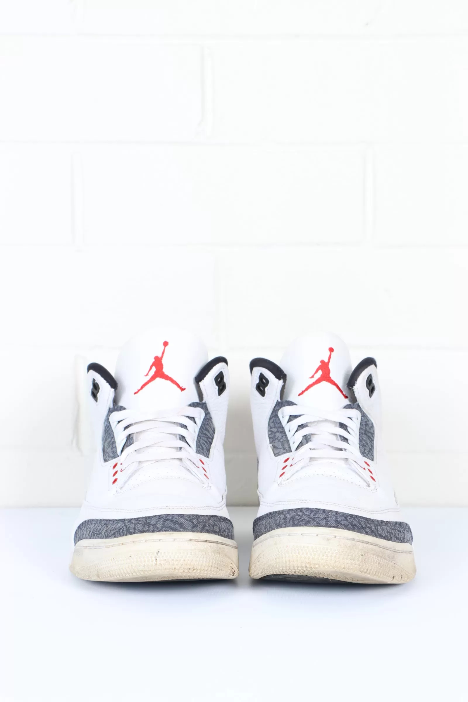 NIKE Air Jordan 3 Retro 'Fire Red Denim' Sneakers (10)