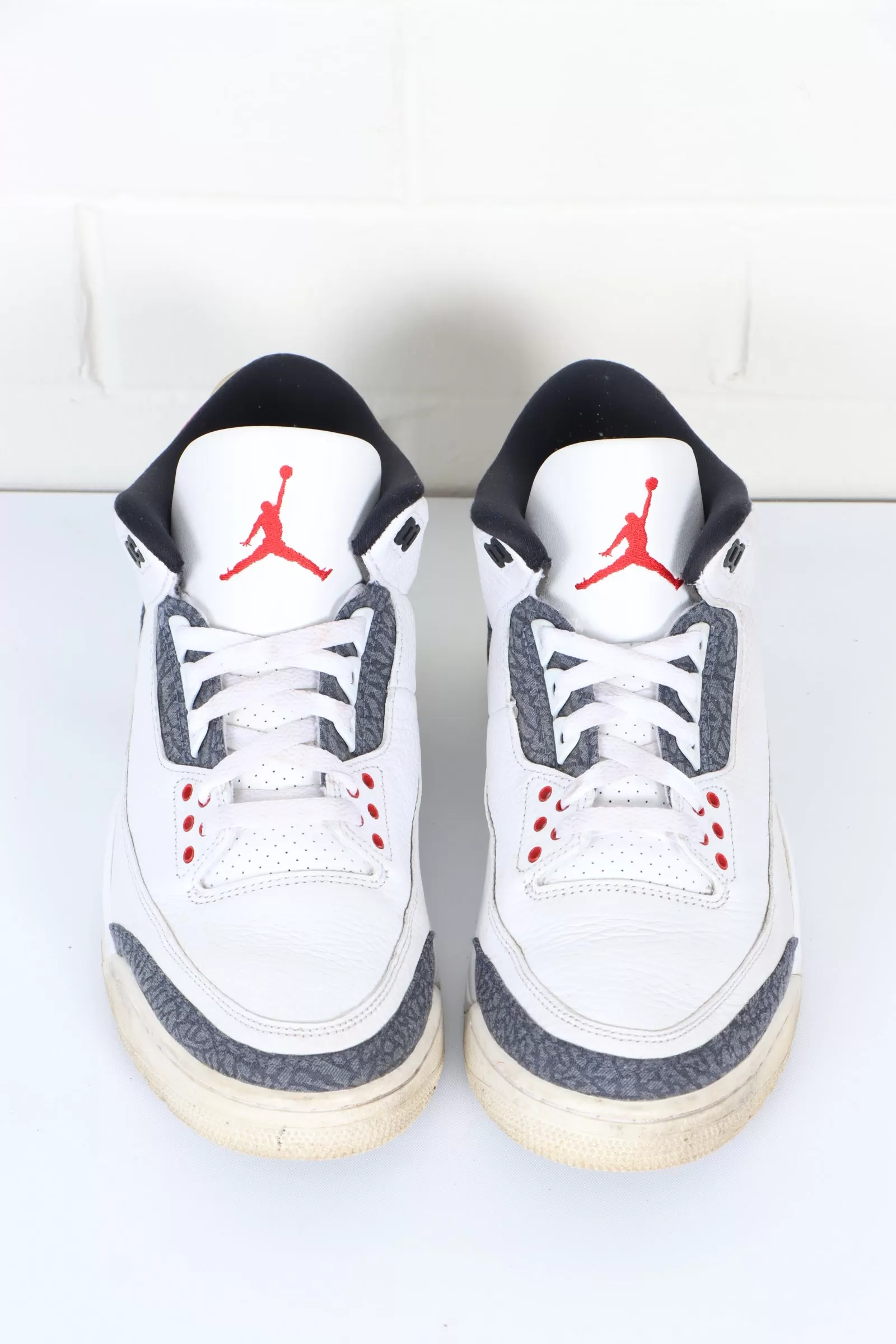 NIKE Air Jordan 3 Retro 'Fire Red Denim' Sneakers (10)