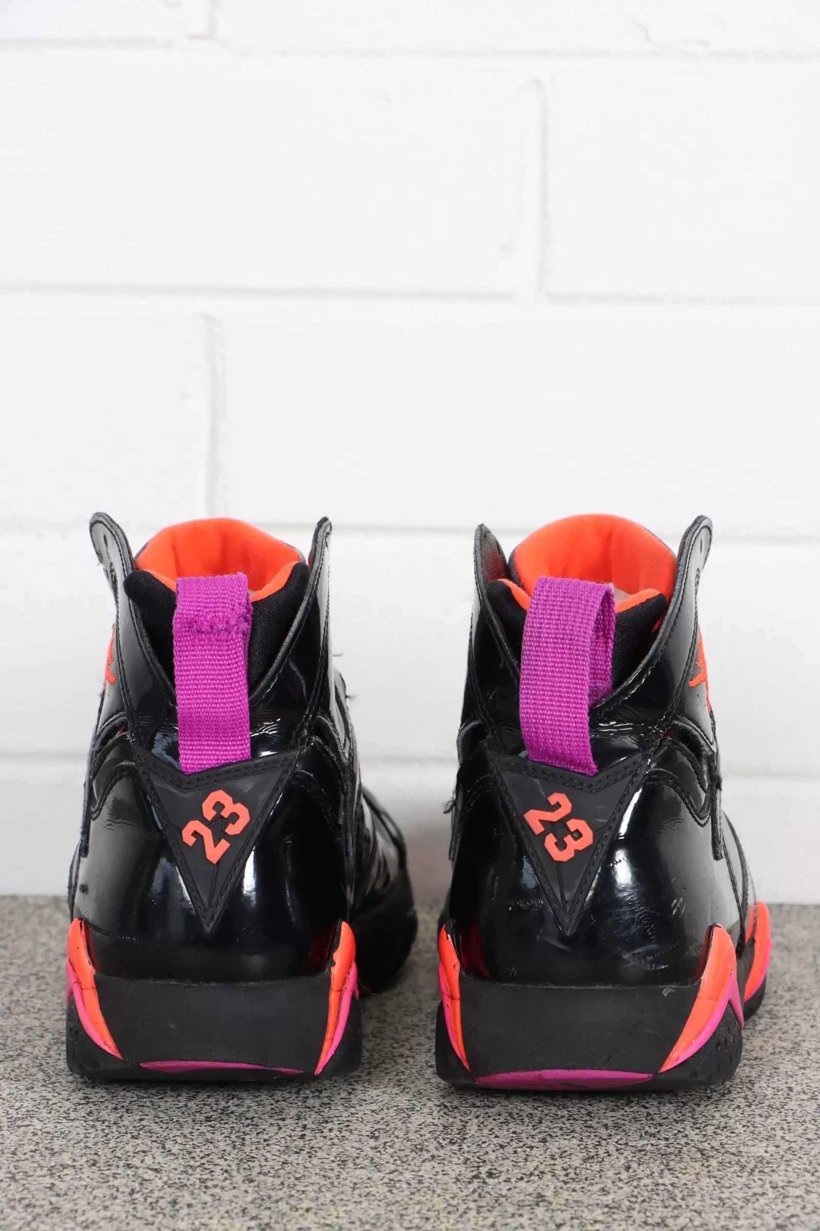 NIKE Air Jordan 7 Retro 'Black Gloss' Sneakers (9)