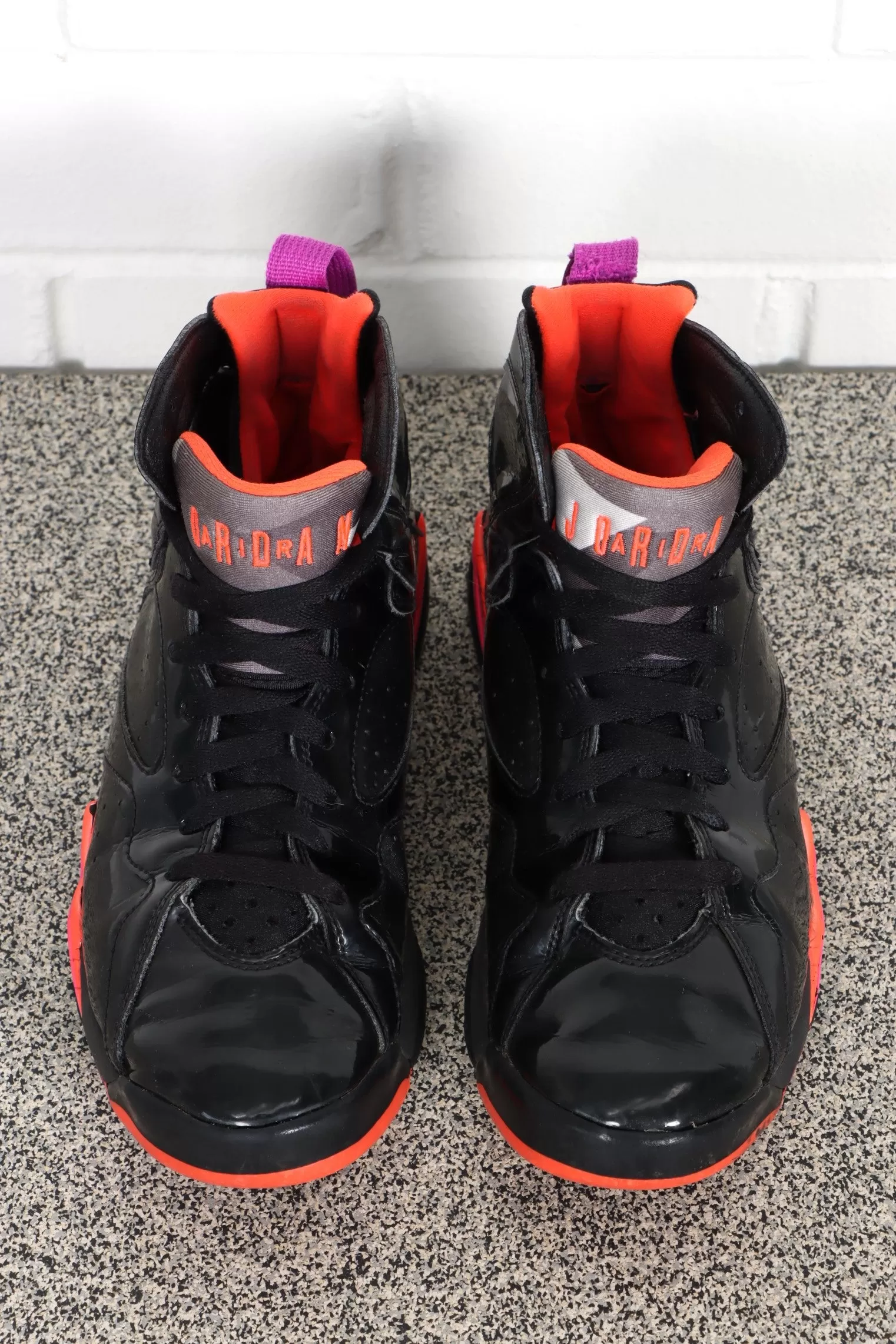 NIKE Air Jordan 7 Retro 'Black Gloss' Sneakers (9)