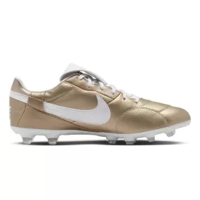 Nike Premier III FG Football Boots (Metallic Gold/White)