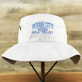 Ocean City New Jersey Wordmark Since 1897 Bucket Hat | Shark Grey Bucket Hat