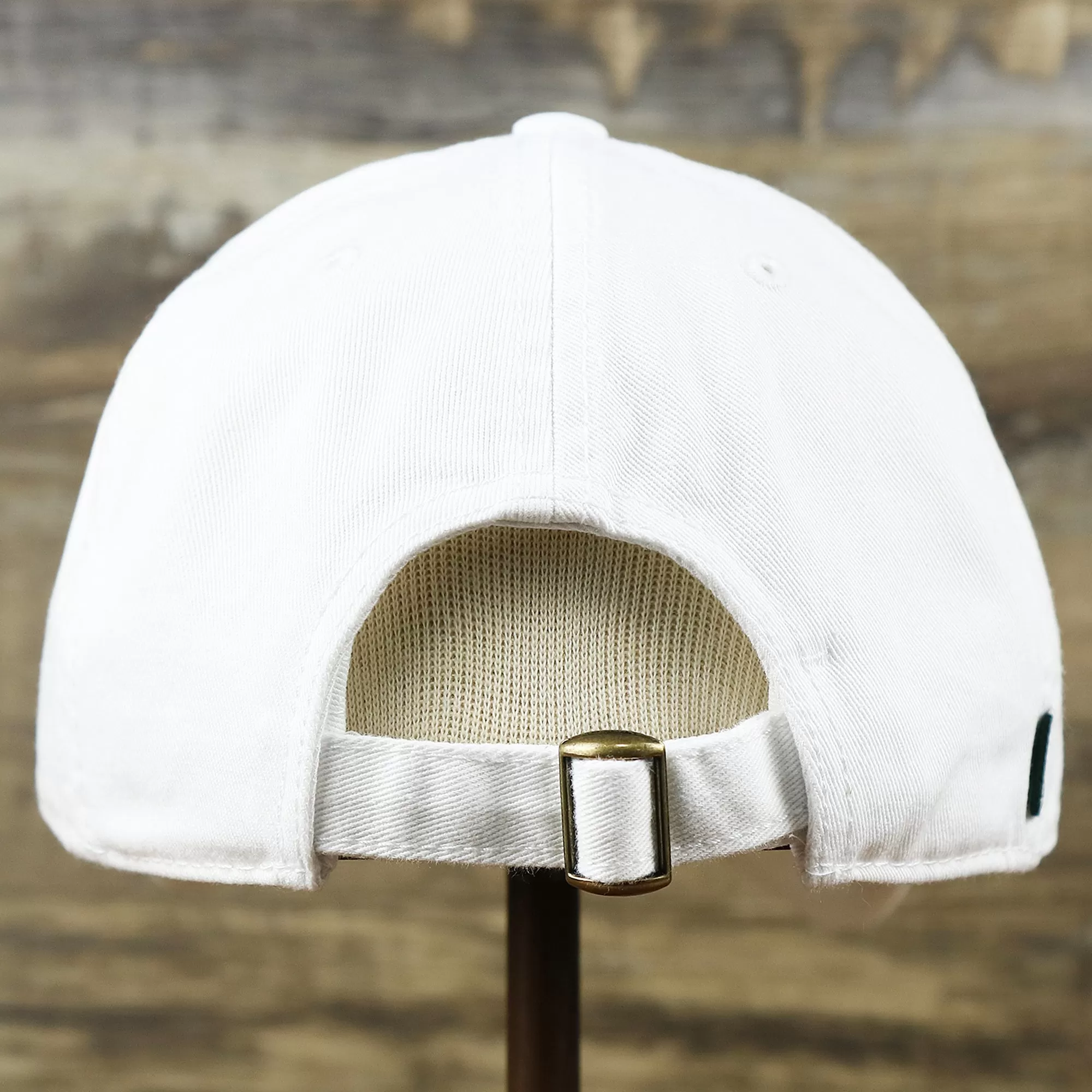 OCNJ New Jersey Ocean City Cursive Wordmark Dad Hat | White Dad Hat