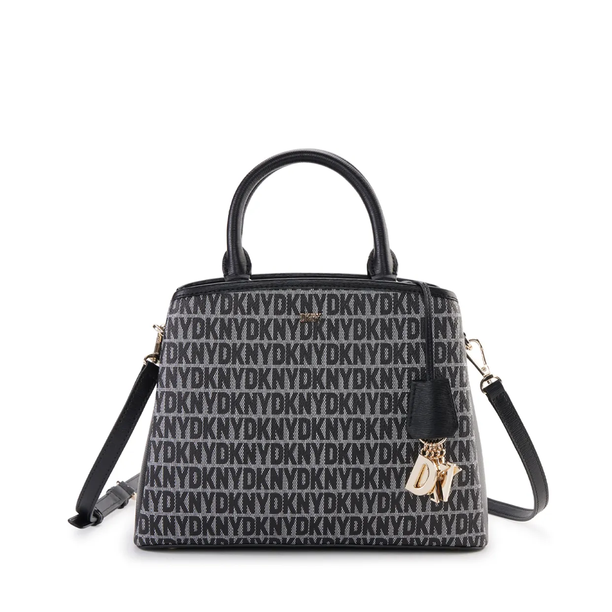 Paige Medium Satchel -Black