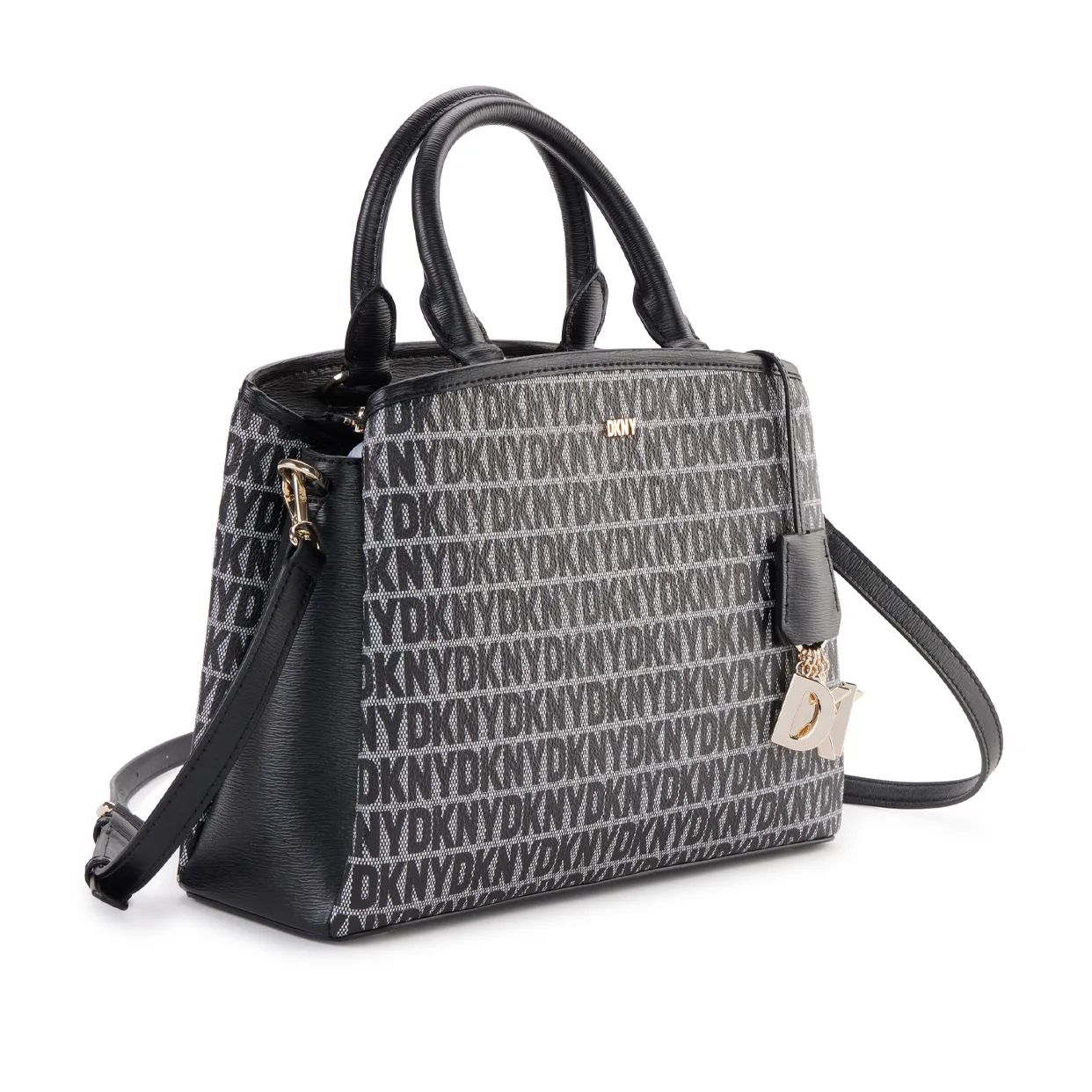 Paige Medium Satchel -Black