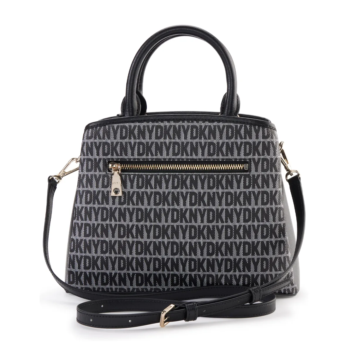 Paige Medium Satchel -Black