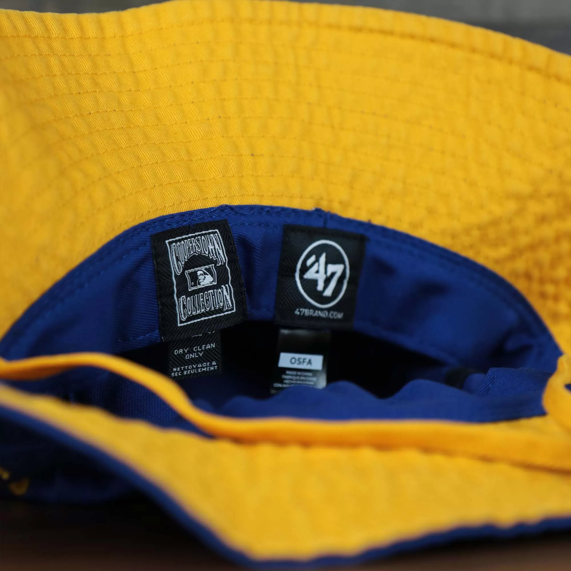 Philadelphia Athletics Cooperstown Vintage 50s Bucket Hat | 47 Brand, Royal