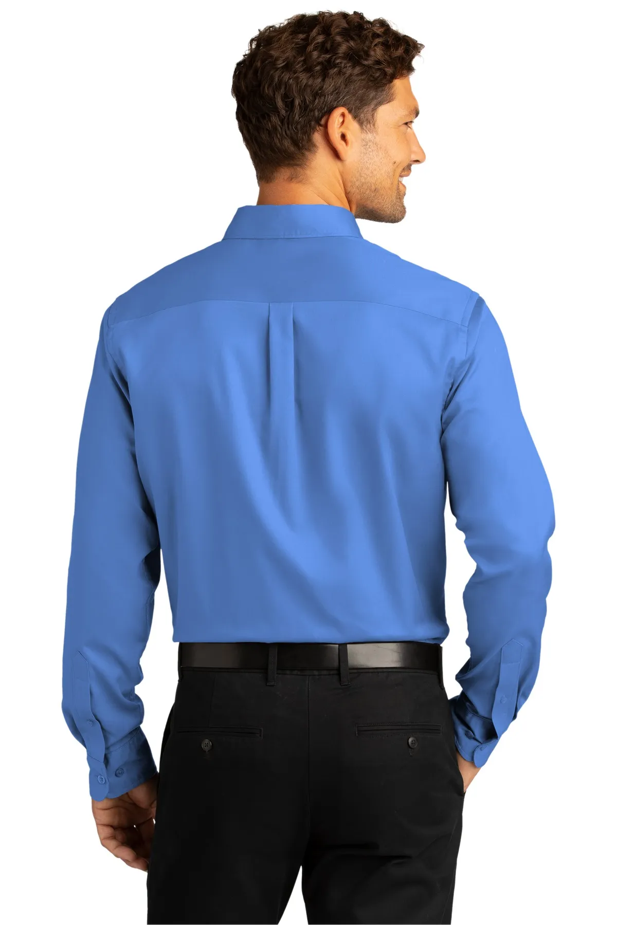 Port Authority Clothing W808 Port Authority   Long Sleeve SuperPro React   Twill Shirt SKU: W808