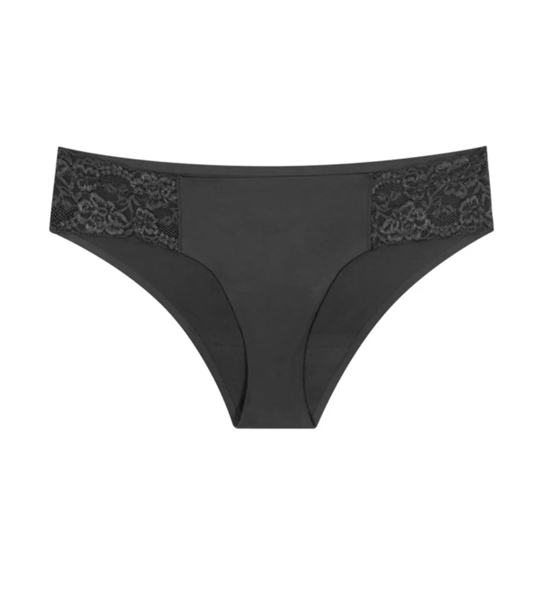 PROOF. The Leak Proof Lace Cheeky Panty - Medium (PFCY1002) - Black