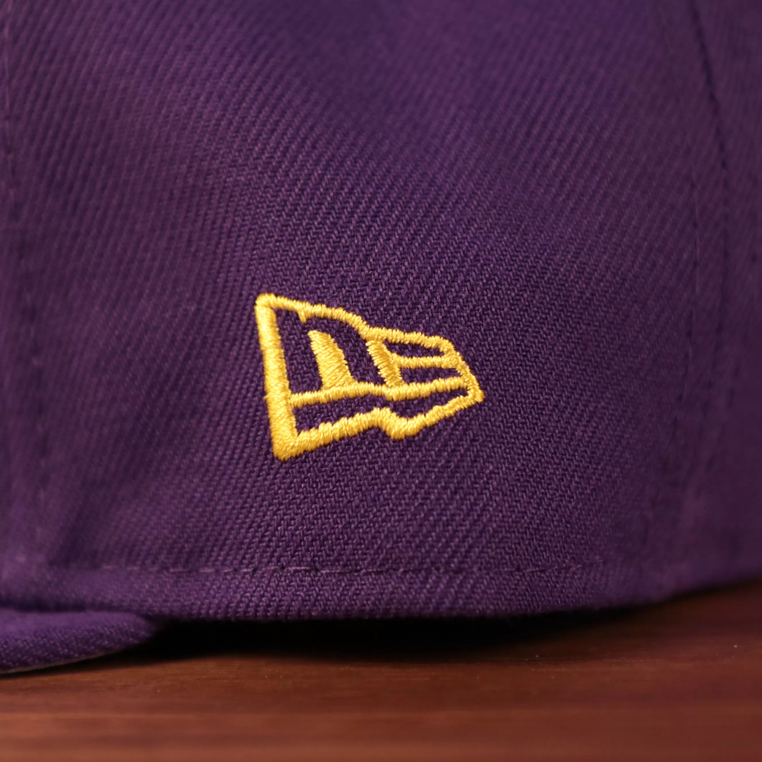 Purple Los Angeles Lakers 9fifty Gray Bottom Snapback Hat | Lakers Tear Logo 950 Hat | Grey Underbrim Snapback Hat