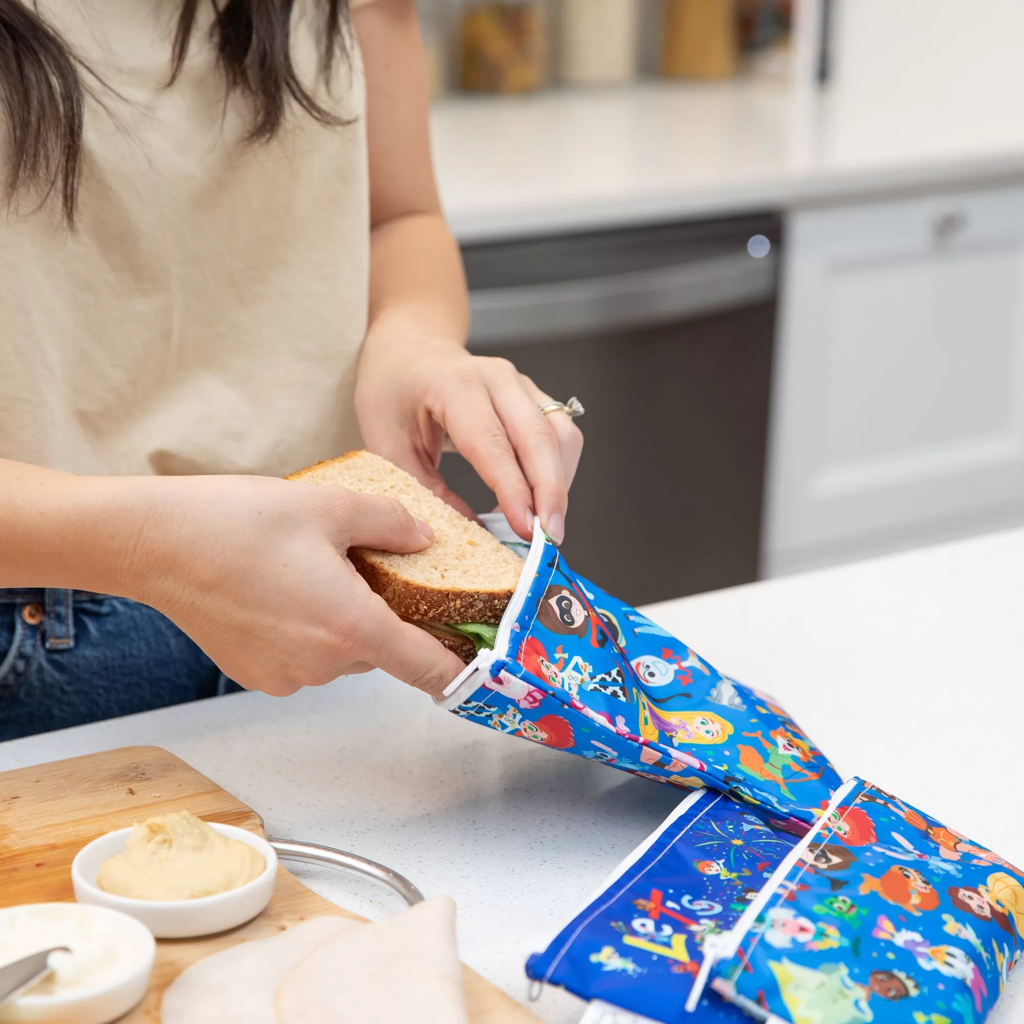 Reusable Snack Bag 3 Pack: Disney 100 Years Celebration