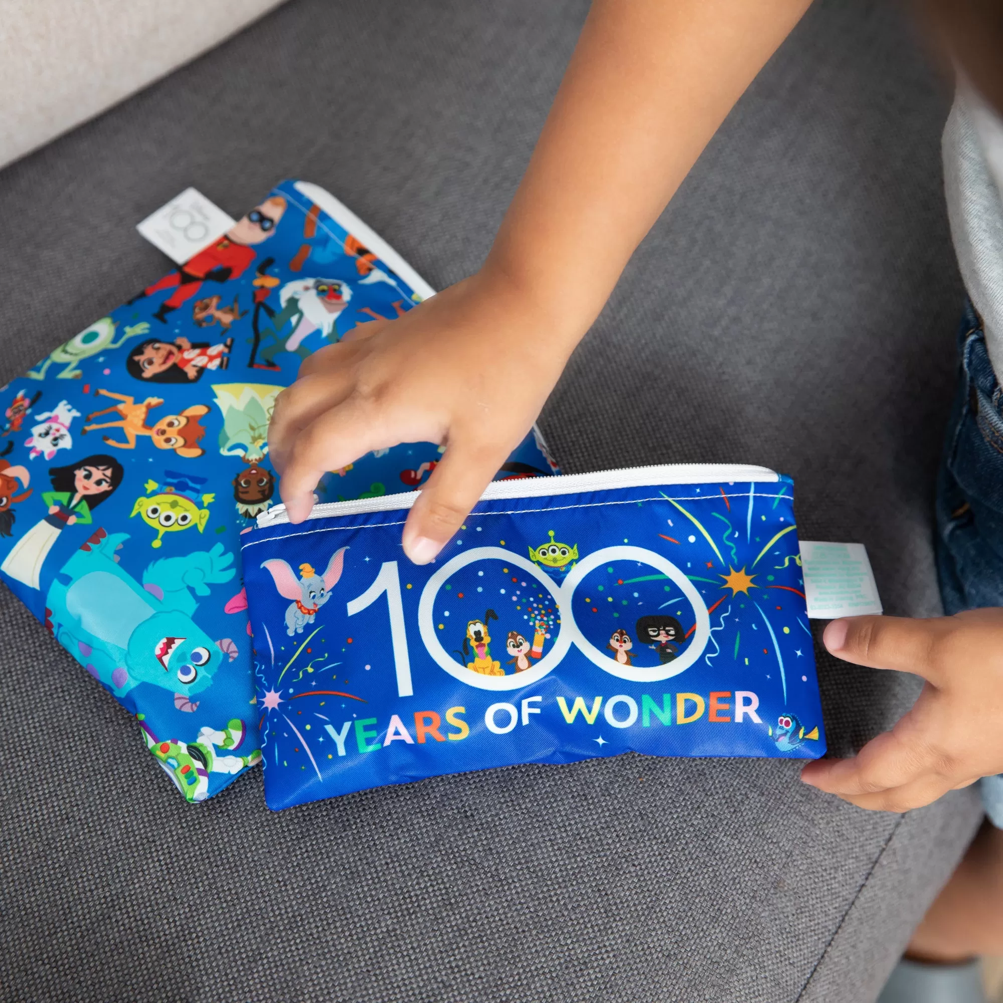 Reusable Snack Bag 3 Pack: Disney 100 Years Celebration