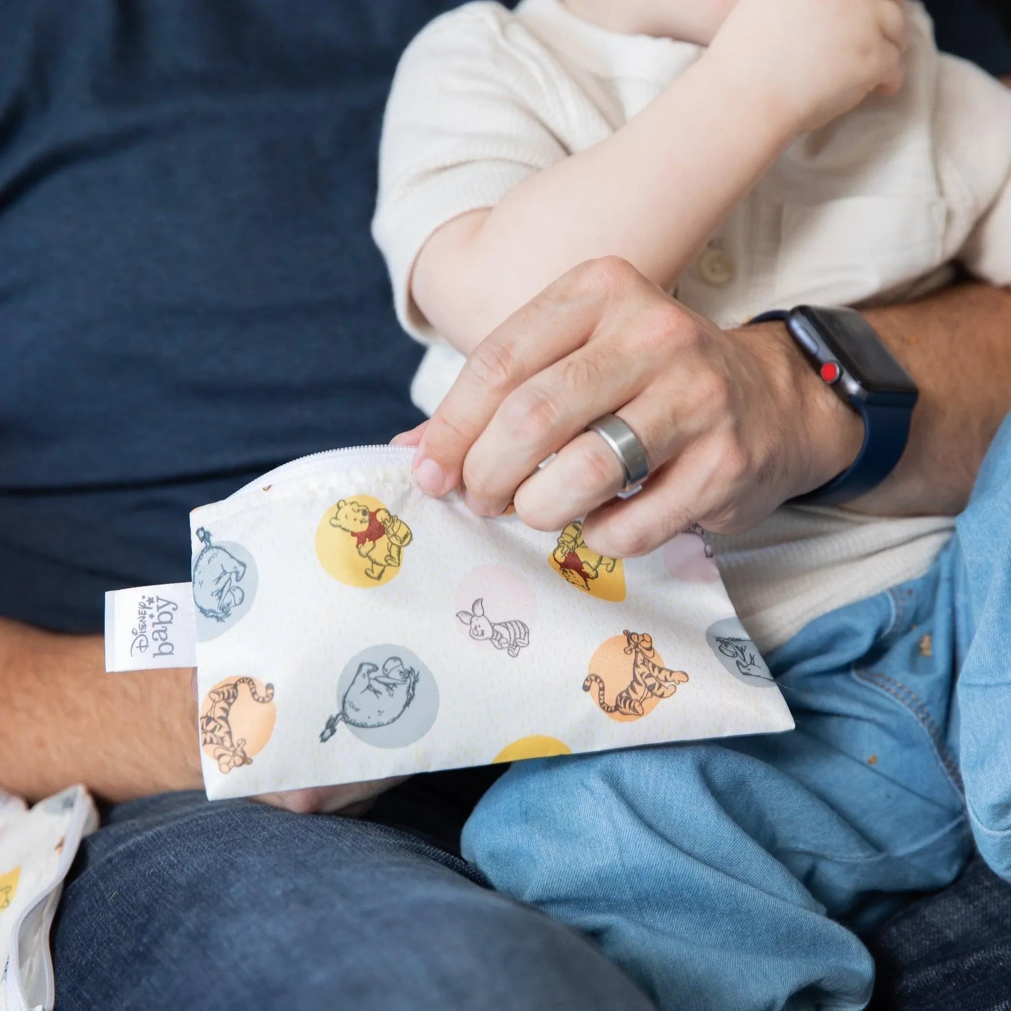 Reusable Snack Bag, 3-Pack: Pooh Bear and Friends