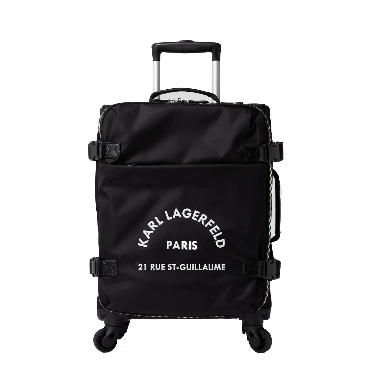 Rue St-Guillaume Nylon Trolley -Black