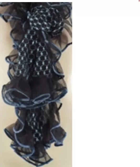 Ruffle Lace See-through Scarf