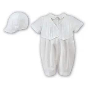 SARAH LOUISE SHORT ROMPER & HAT 2210S