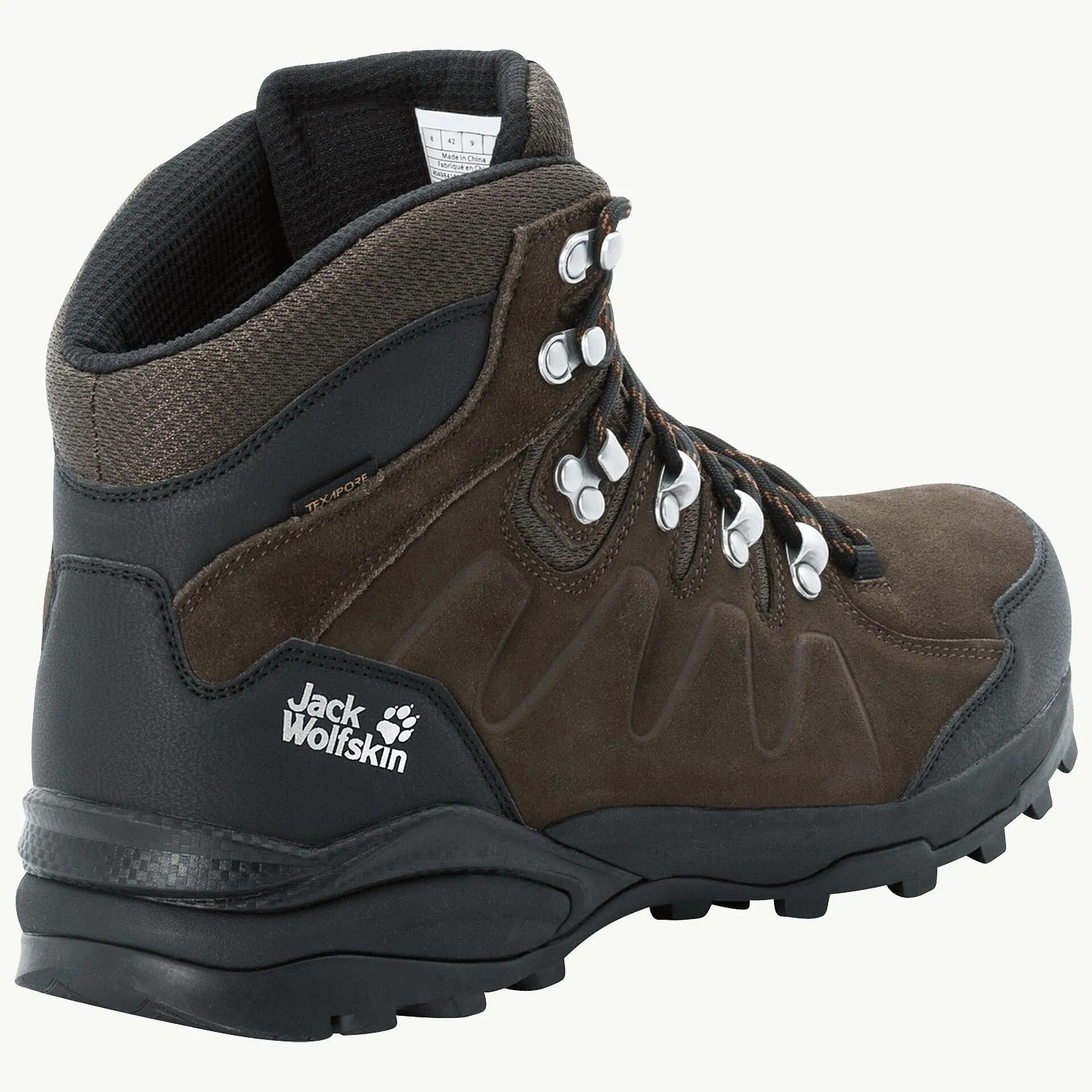 shoes Jack Wolfskin Refugio Texapore MID M - Brown/Phantom - men´s