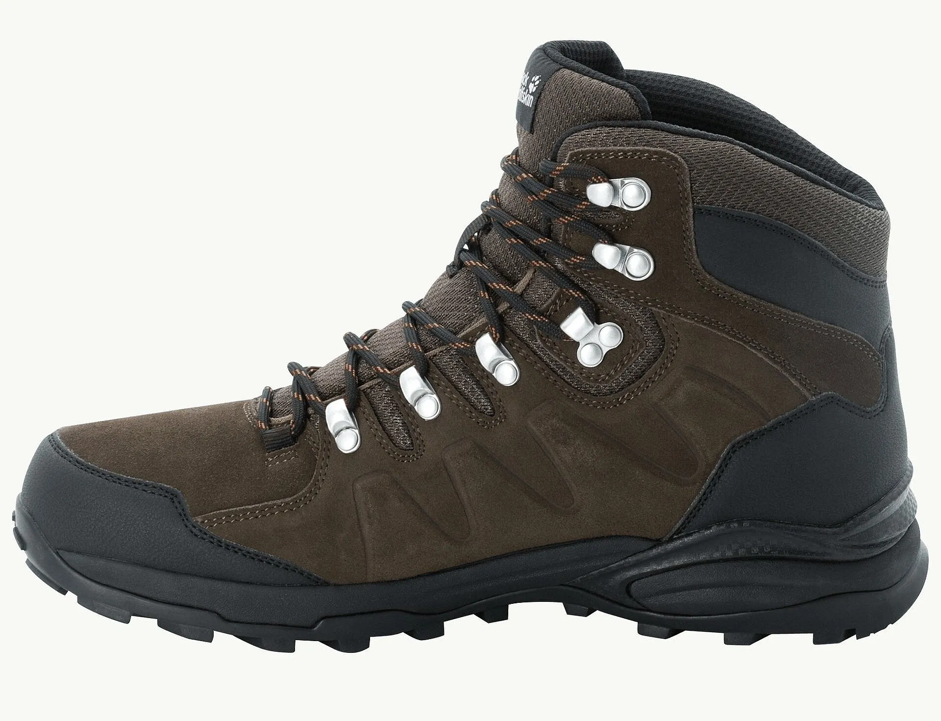 shoes Jack Wolfskin Refugio Texapore MID M - Brown/Phantom - men´s