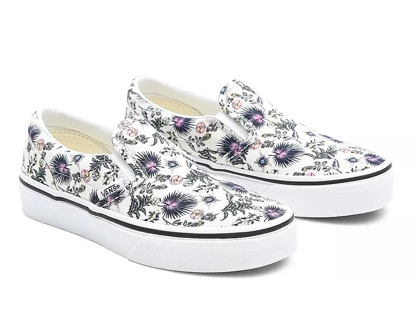 shoes Vans Classic Slip-On - Paradise Floral/True White/True White - unisex junior