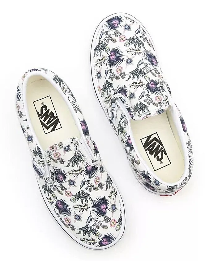 shoes Vans Classic Slip-On - Paradise Floral/True White/True White - unisex junior