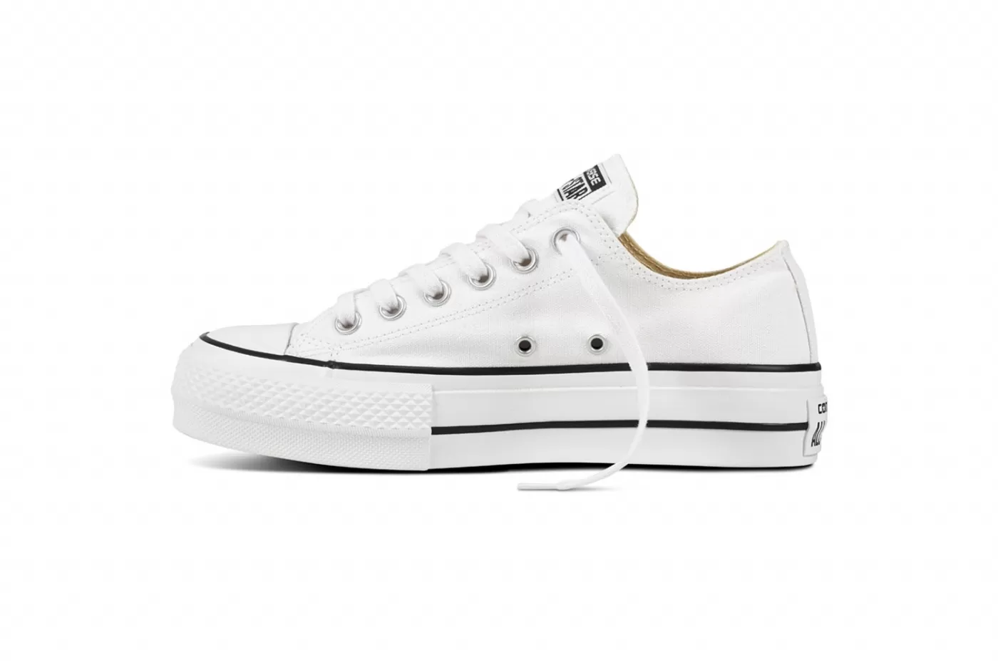 SNEAKERS CONVERSE DONNA CTAS LIFT OX WHITE/BLACK/WHITE 560251C