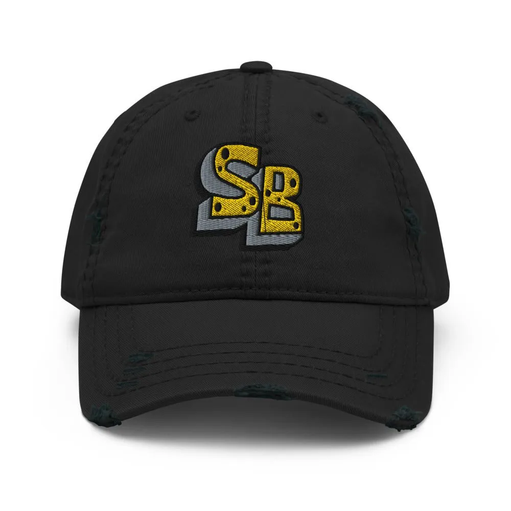 SpongeBob SquarePants Embroidered Distressed Dad Hat