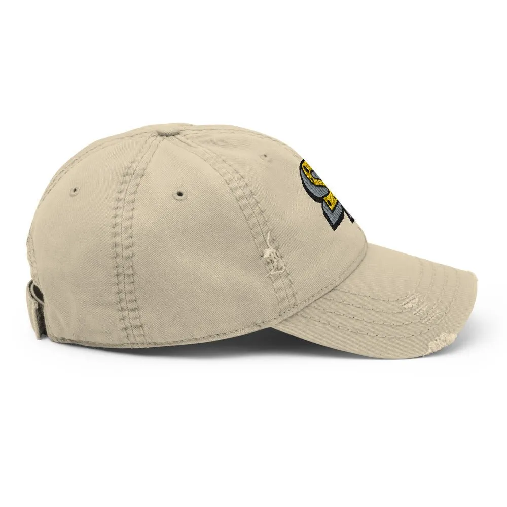 SpongeBob SquarePants Embroidered Distressed Dad Hat