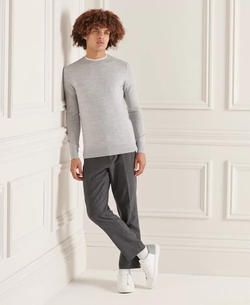 Studios Merino Crew Jumper | Mid Marle