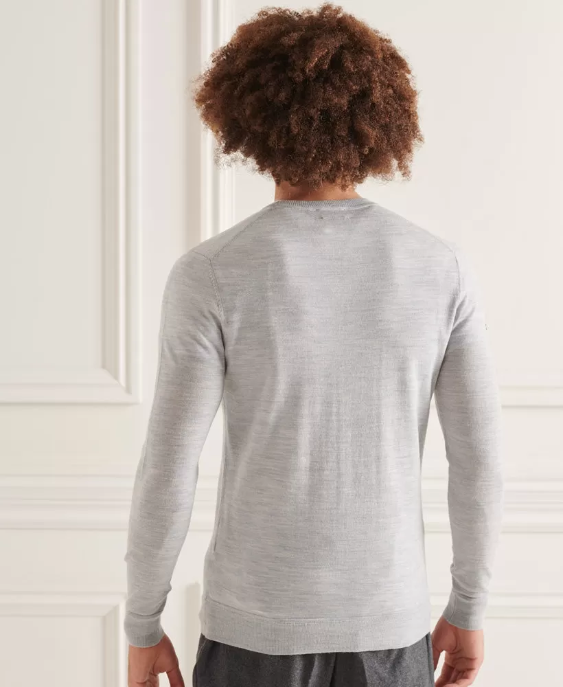 Studios Merino Crew Jumper | Mid Marle