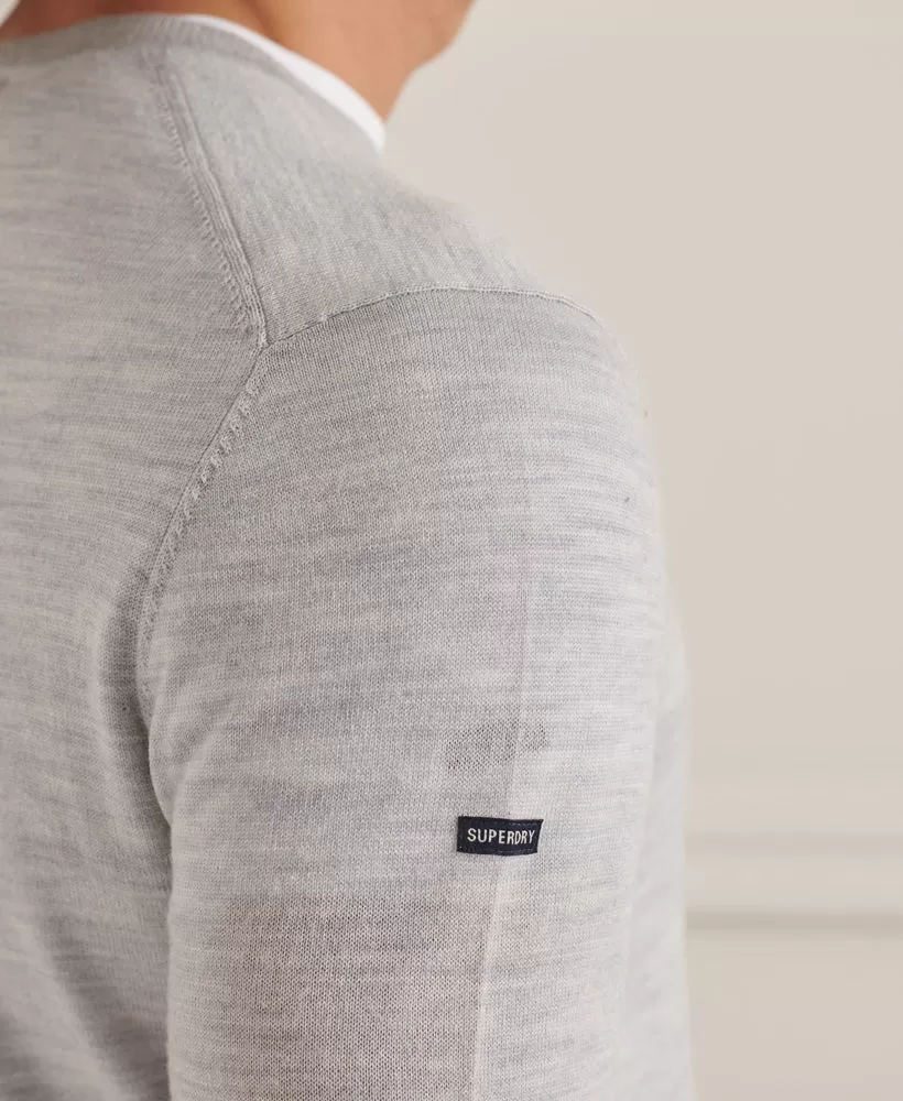 Studios Merino Crew Jumper | Mid Marle