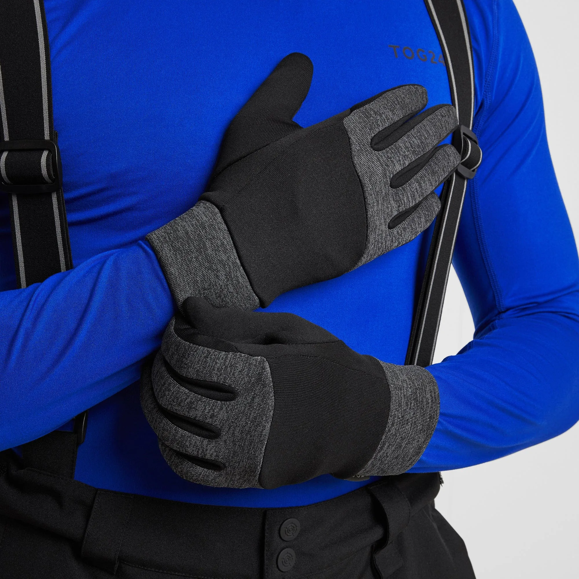 Surge Powerstretch Gloves - Grey Marl