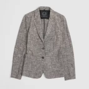 T-Jacket Ladies Salt and Pepper Blazer