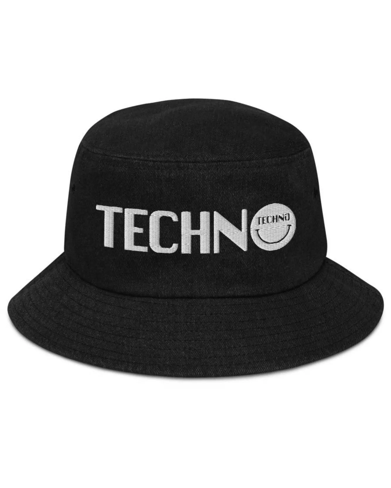 Techno Head Denim Bucket Hat