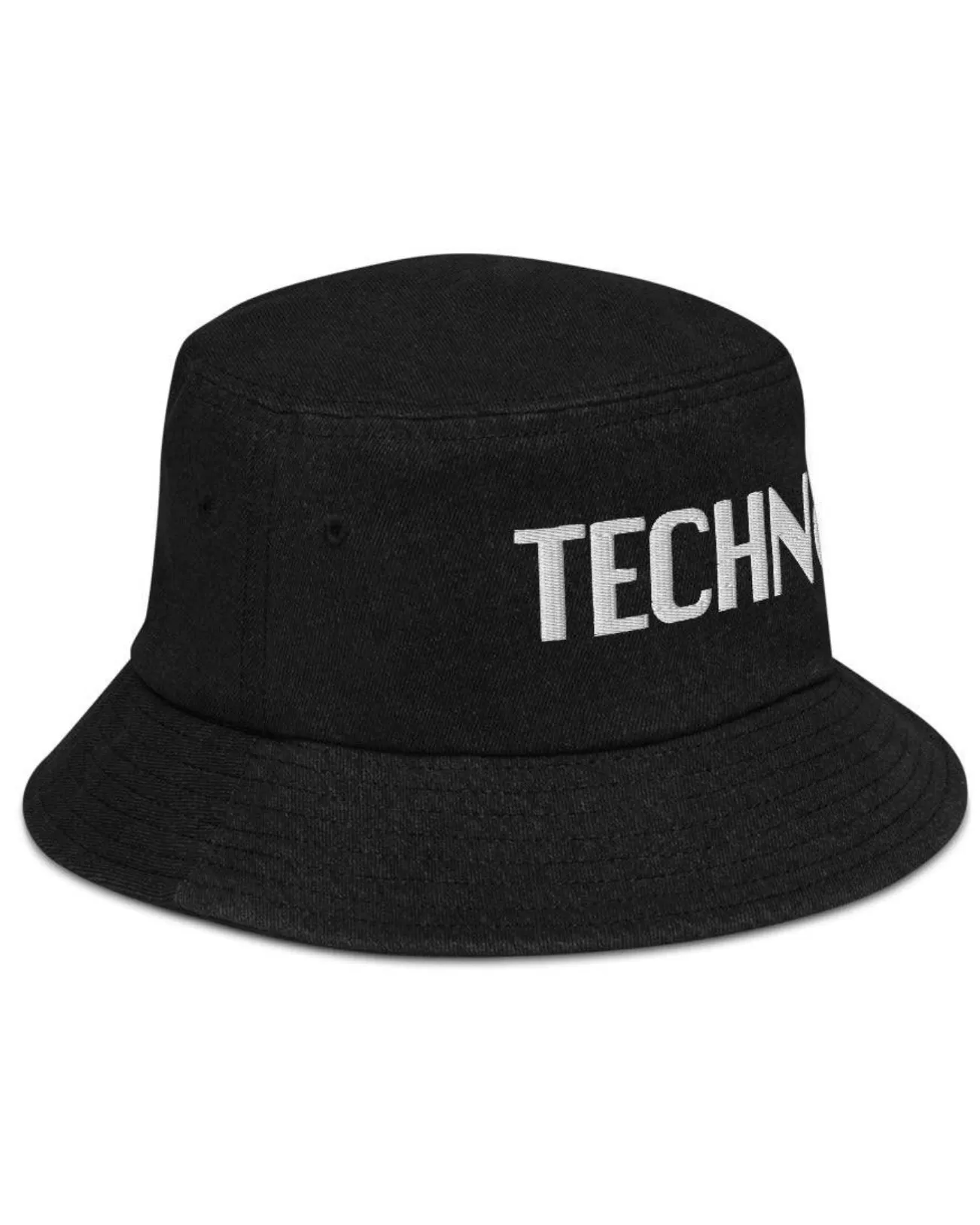 Techno Head Denim Bucket Hat