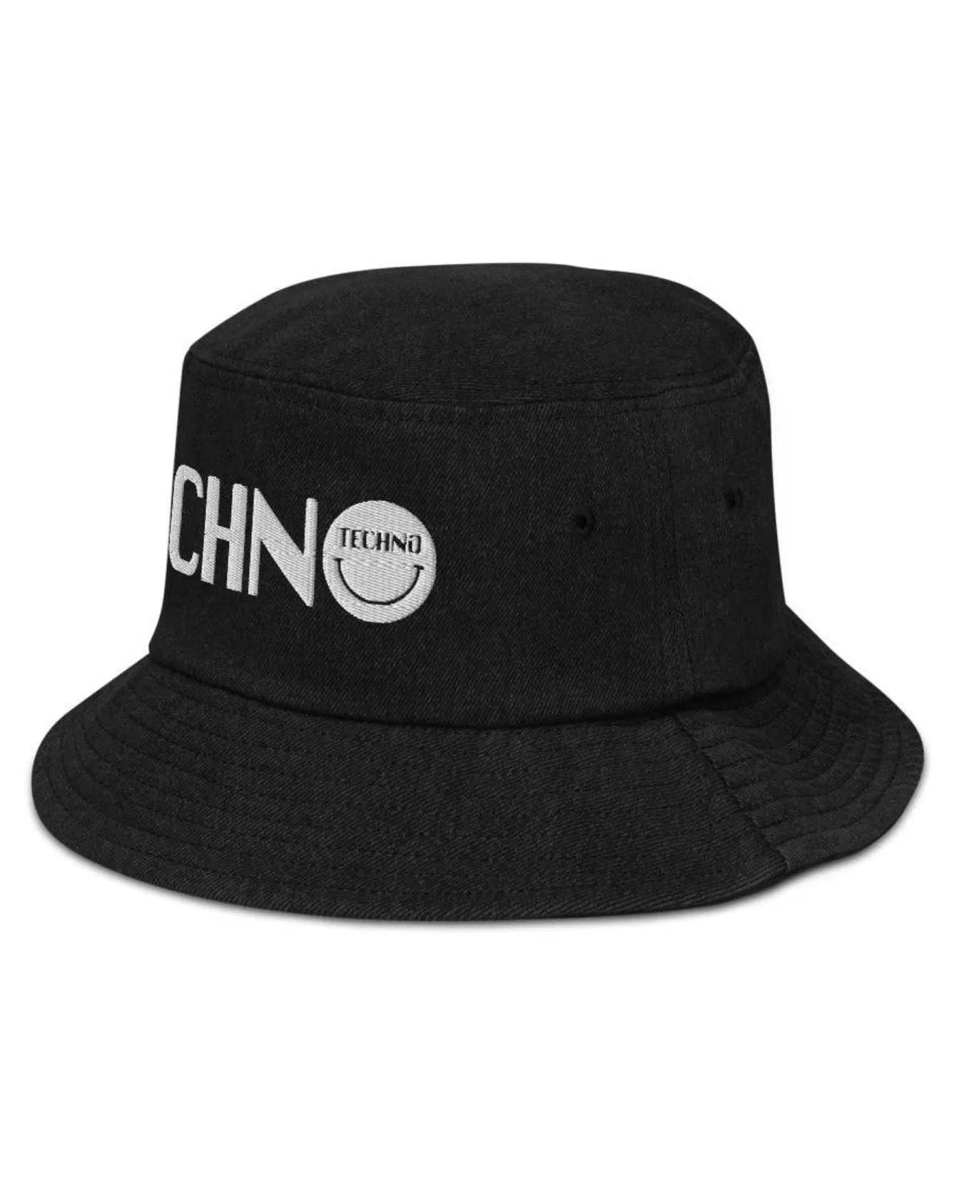 Techno Head Denim Bucket Hat