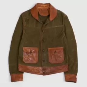 Thedi Leathers Two-Tone Waxed Canvas Jacket