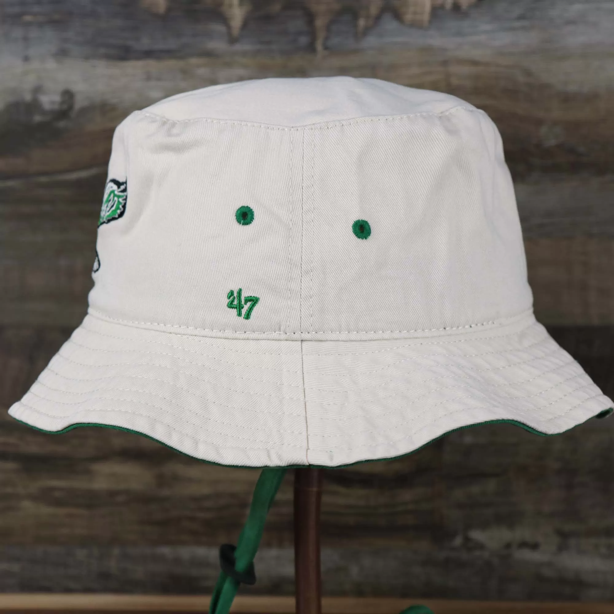 Throwback Philadelphia Eagles Vintage Bucket Hat | 47 Brand, Natural