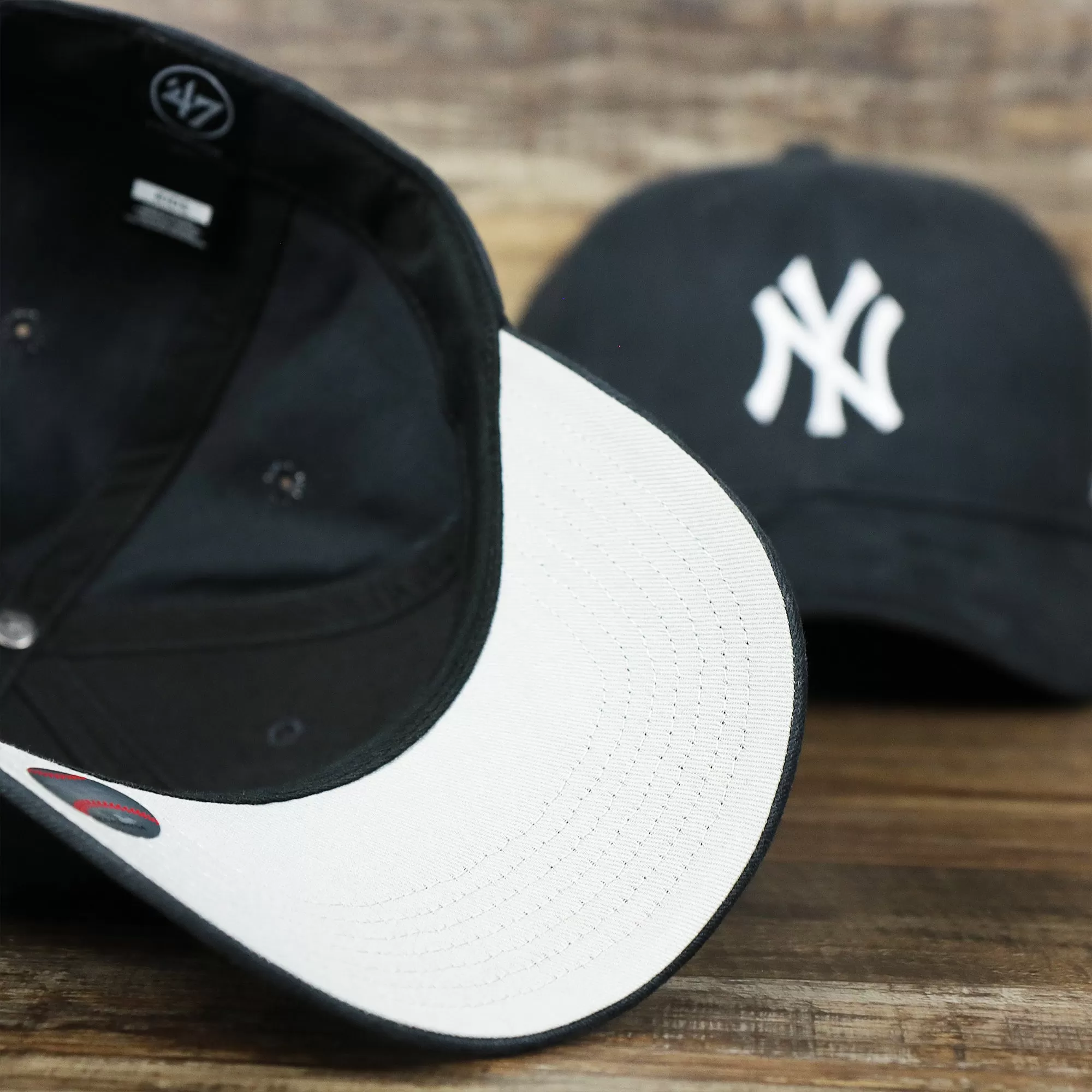 Toddler New York Yankees Gray Bottom Dad Hat | Navy Toddler Dad Hat