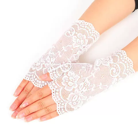 Victorian Lace Fingerless Gloves