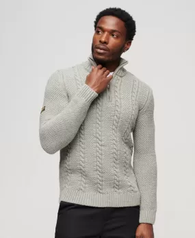 Vintage Jacob Henley Jumper | Mid Grey