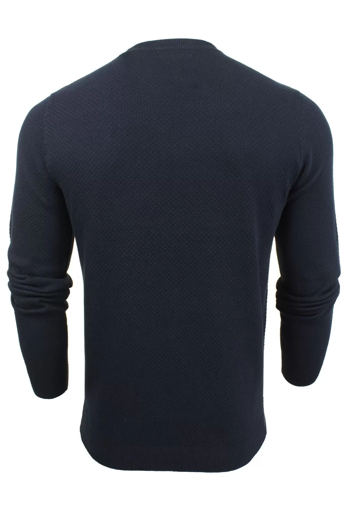 Xact Men's Textured Cotton Crew Neck Jumper